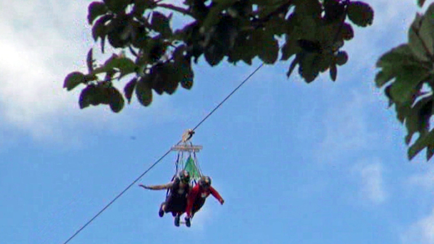 TYROLIENNE DE SUPER BESSE